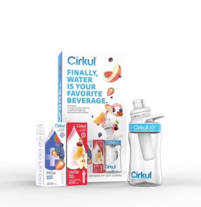 Cirkul Plastic Water Bottle Starter Kit 22 oz